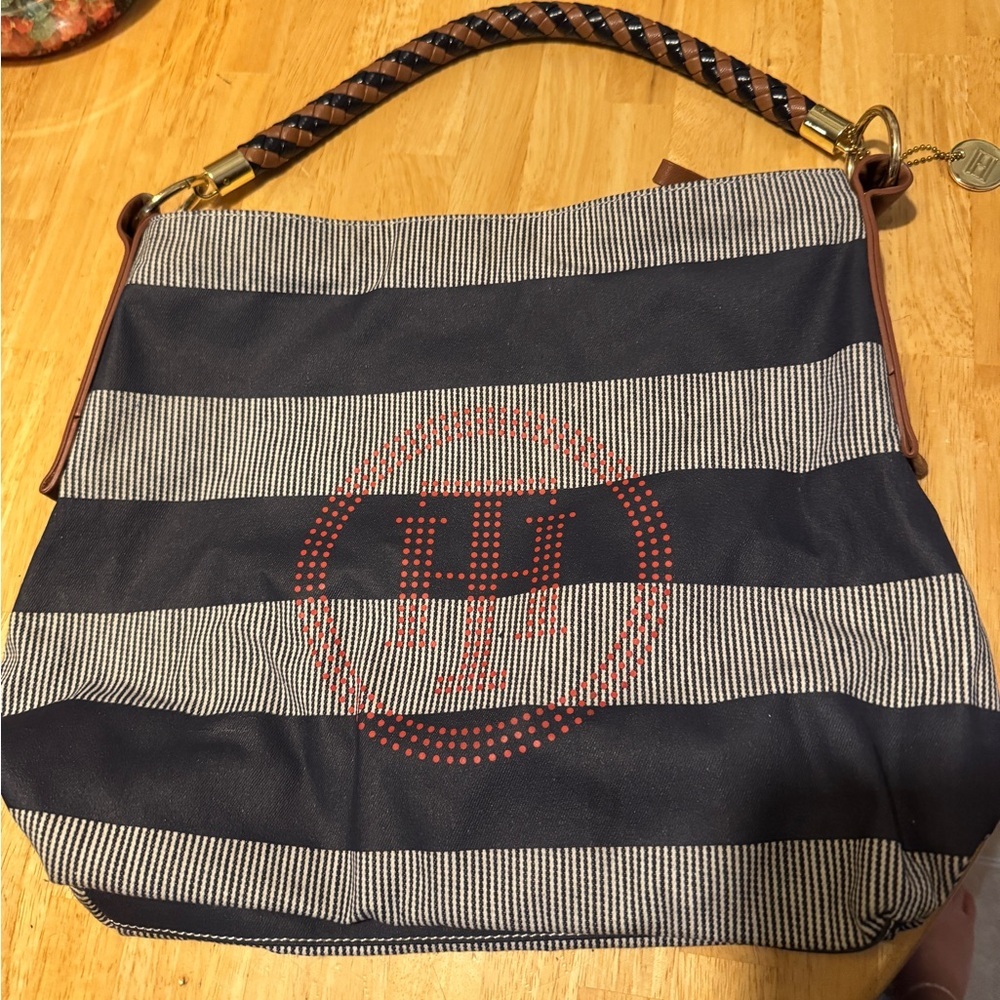 Tommy Hilfiger Striped Purse Bag - Picture 1 of 11